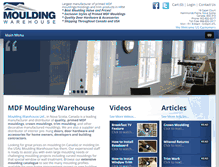 Tablet Screenshot of moulding-warehouse.com
